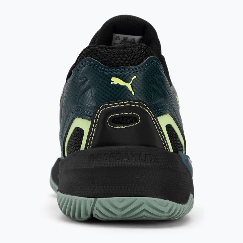 Încălțăminte de handbal pentru bărbați PUMA Solarstrike 4 puma black/green terrain/fizzy light 6