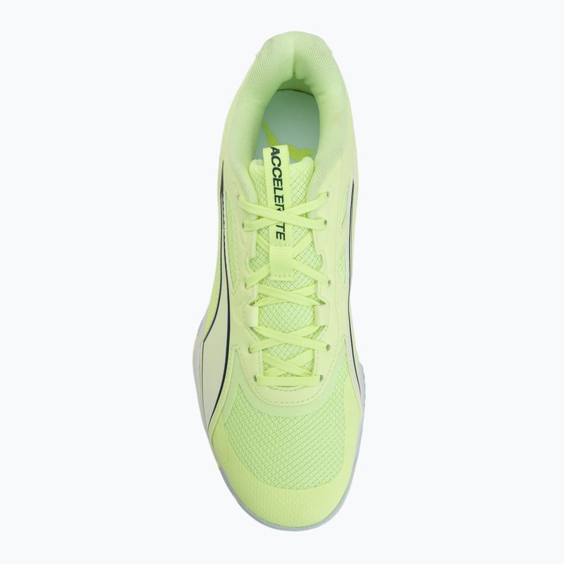 Încălțăminte de handbal PUMA Accelerate Pro 4 fizzy light/green terrain/light moss/puma white 5