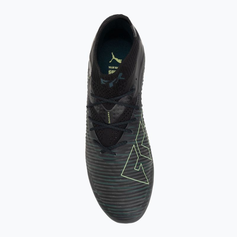Încălțăminte de fotbal pentru bărbați PUMA Future 8 Ultimate FG puma black/fizzy light/green terrain 5