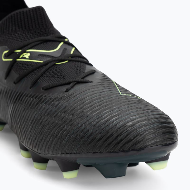 Încălțăminte de fotbal pentru bărbați PUMA Future 8 Match FG/AG puma black/fizzy light/green terrain 7