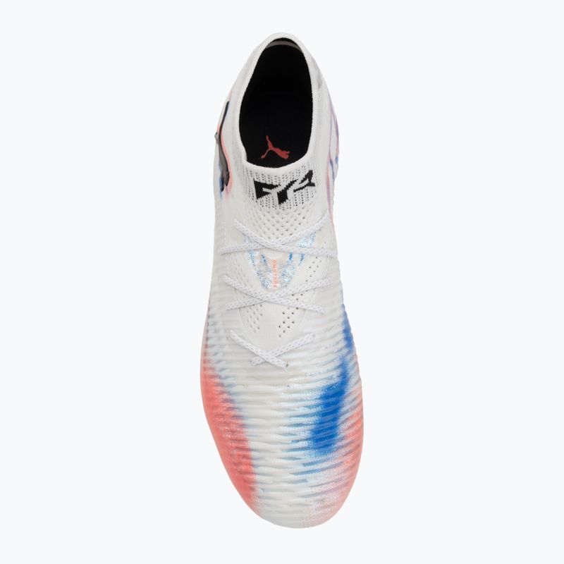 Încălțăminte de fotbal pentru bărbați PUMA Future 8 Ultimate MxSG puma white/puma black/glowing red 5