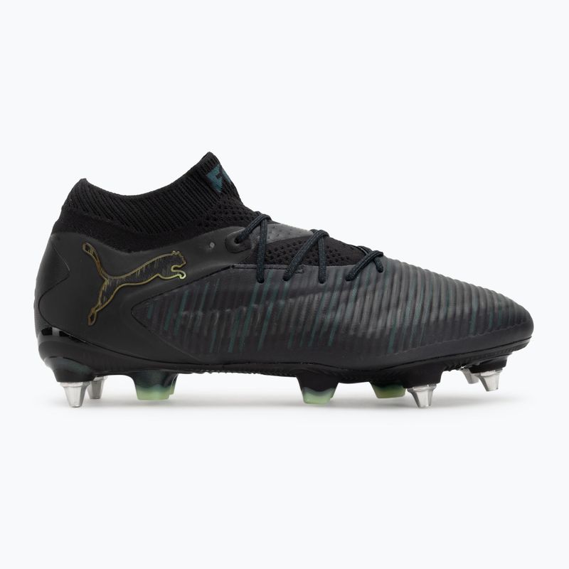 Încălțăminte de fotbal pentru bărbați PUMA Future 8 Ultimate MxSG puma black/fizzy light/green terrain 2