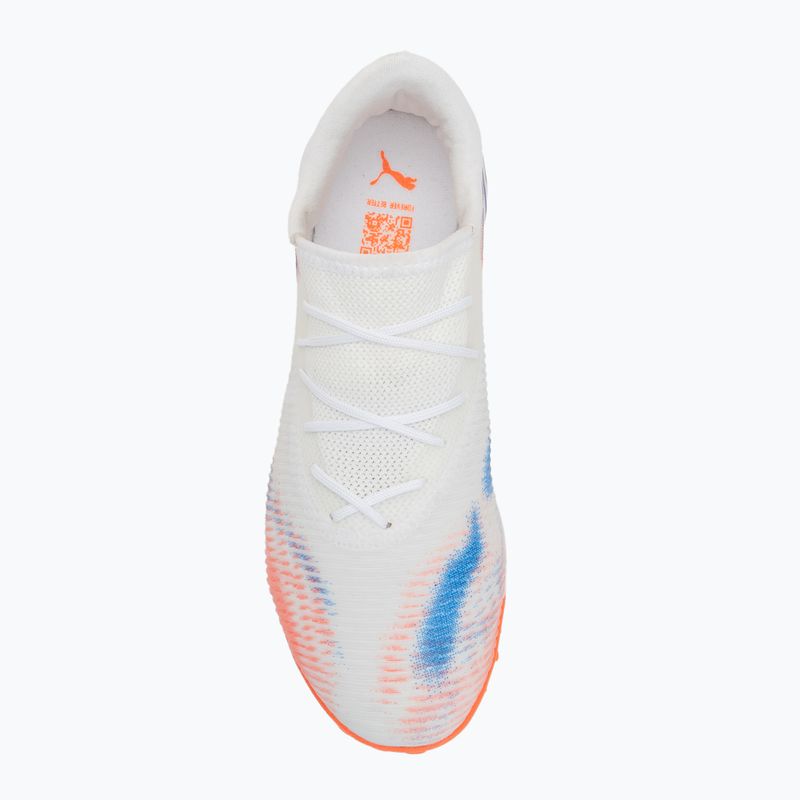 Încălțăminte de fotbal pentru femei PUMA Future 8 Match Low TT puma white/puma black/glowing red 5