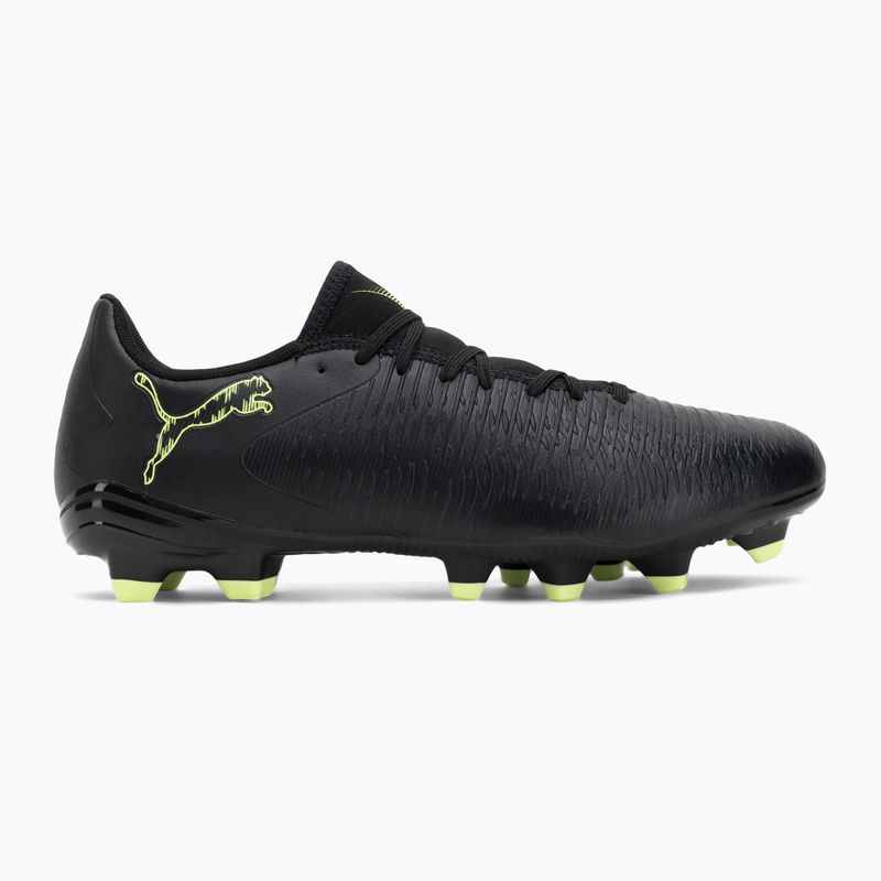 Încălțăminte de fotbal pentru bărbați PUMA Future 8 Play FG/AG puma black/fizzy light/green terrain 2