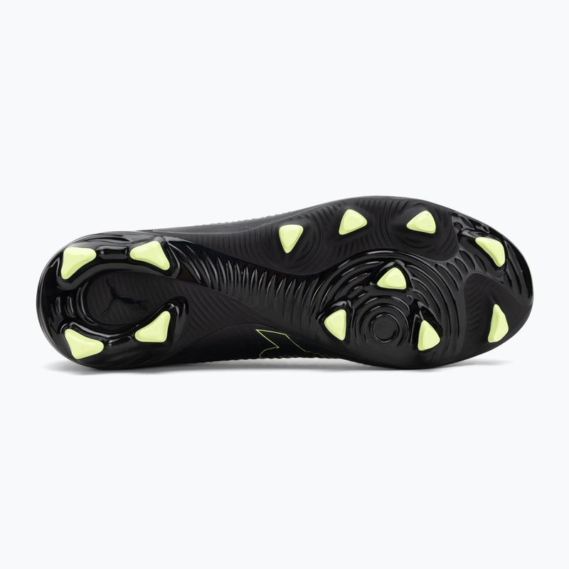 Încălțăminte de fotbal pentru bărbați PUMA Future 8 Play FG/AG puma black/fizzy light/green terrain 4