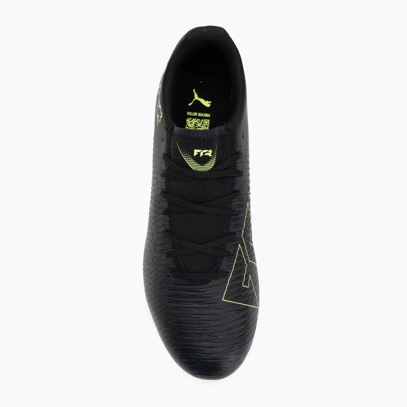 Încălțăminte de fotbal pentru bărbați PUMA Future 8 Play FG/AG puma black/fizzy light/green terrain 5