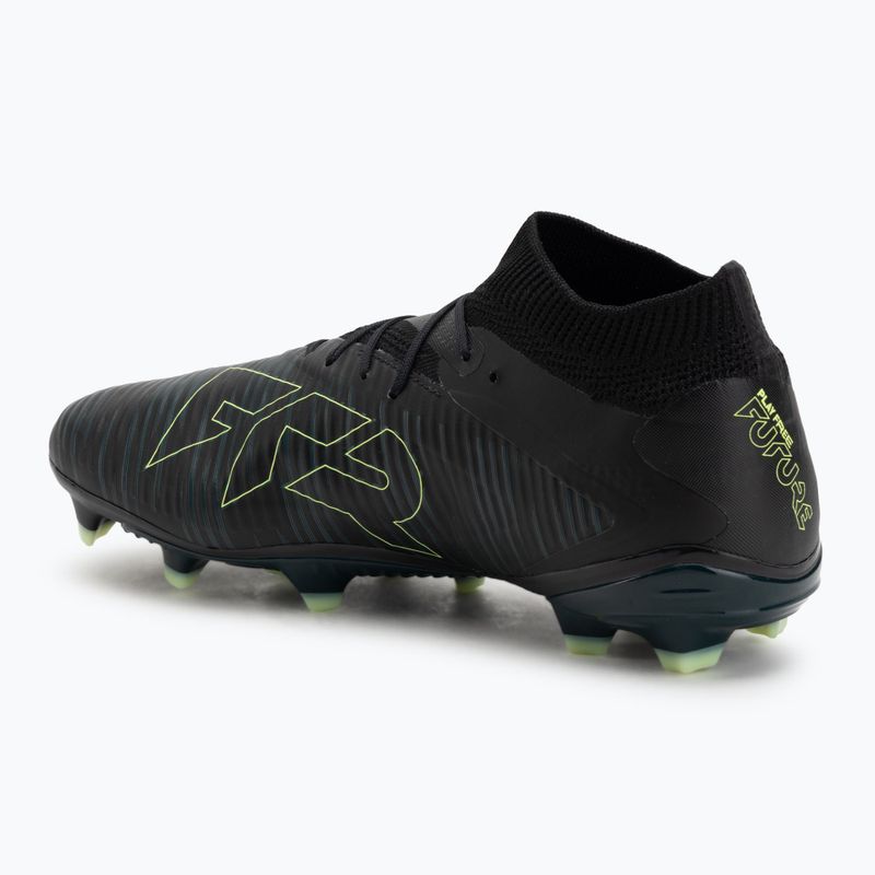 Încălțăminte de fotbal pentru bărbați PUMA Future 8 Pro FG/AG puma black/fizzy light/green terrain 3