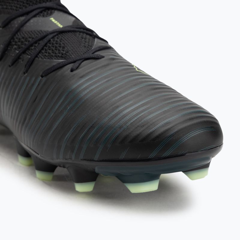 Încălțăminte de fotbal pentru bărbați PUMA Future 8 Pro FG/AG puma black/fizzy light/green terrain 7