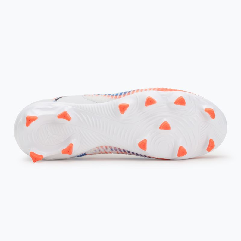 Încălțăminte de fotbal pentru copii PUMA Future 8 Match LL FG/AG Jr puma white/puma black/glowing red 4