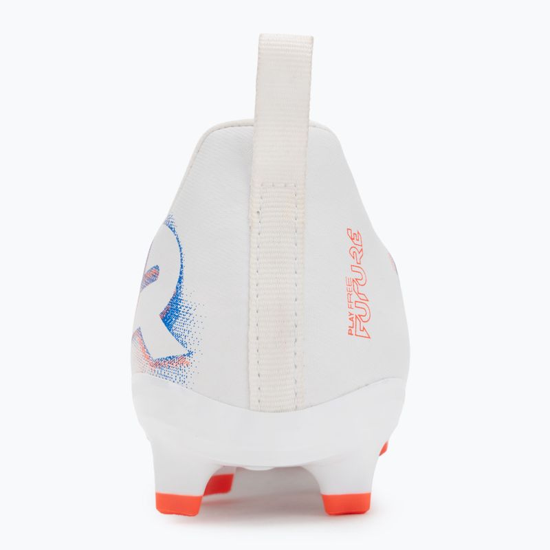Încălțăminte de fotbal pentru copii PUMA Future 8 Match LL FG/AG Jr puma white/puma black/glowing red 6