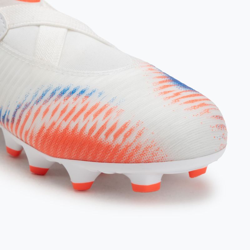 Încălțăminte de fotbal pentru copii PUMA Future 8 Match LL FG/AG Jr puma white/puma black/glowing red 7