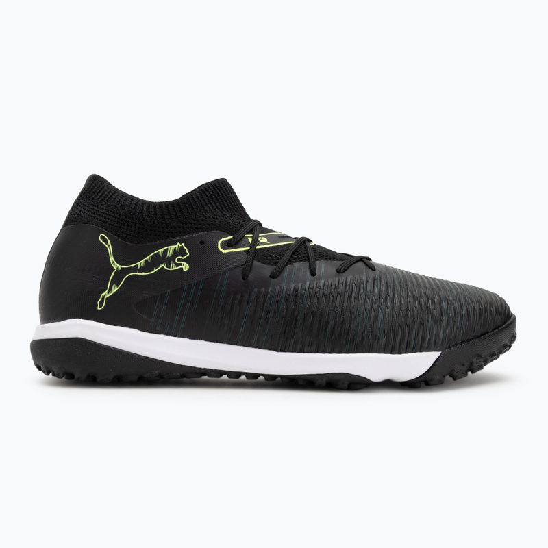 Încălțăminte de fotbal pentru bărbați PUMA Future 8 Match TT puma black/fizzy light/green terrain 2