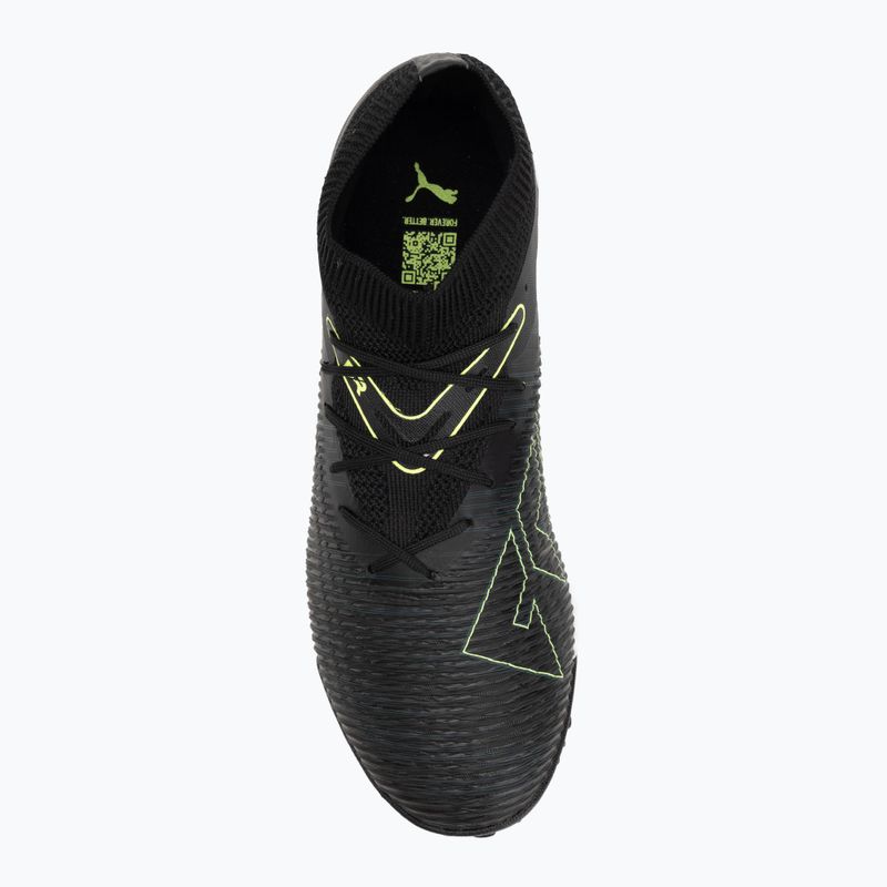Încălțăminte de fotbal pentru bărbați PUMA Future 8 Match TT puma black/fizzy light/green terrain 5