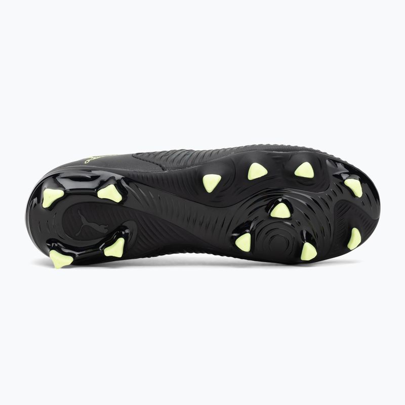 Încălțăminte de fotbal pentru copii PUMA Future 8 Match LL FG/AG Jr puma black/fizzy light/green terrain 4