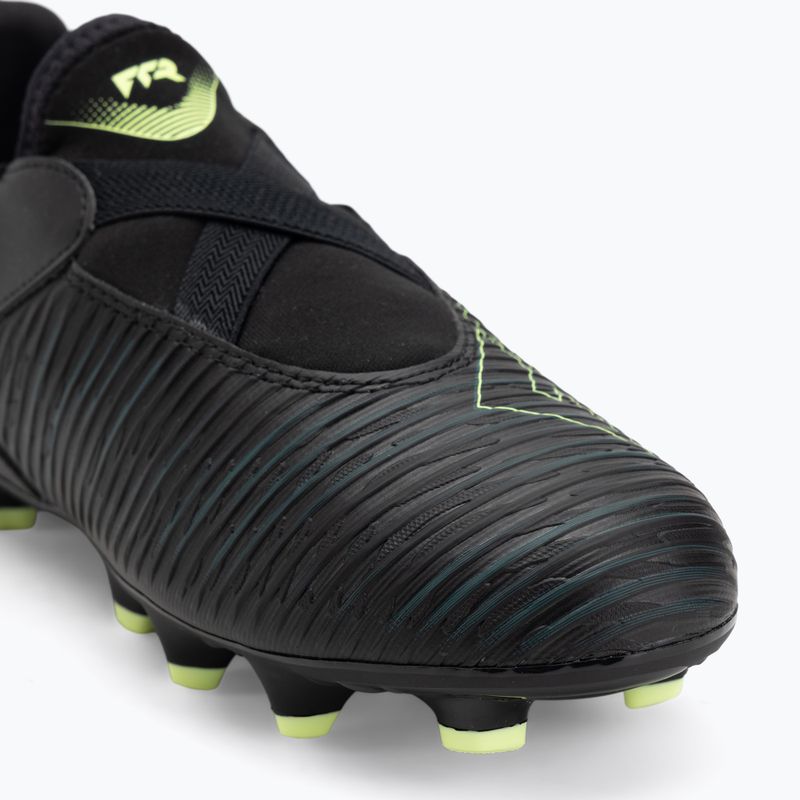 Încălțăminte de fotbal pentru copii PUMA Future 8 Match LL FG/AG Jr puma black/fizzy light/green terrain 7