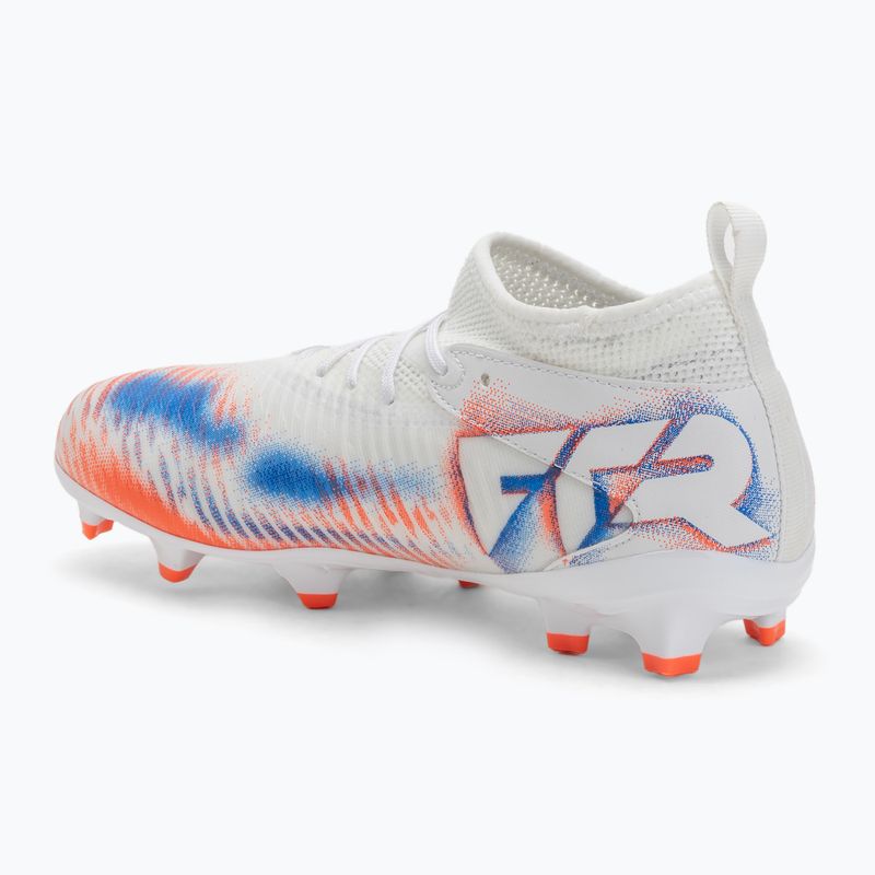 Încălțăminte de fotbal pentru copii PUMA Future 8 Match FG/AG Jr puma white/puma black/glowing red 3