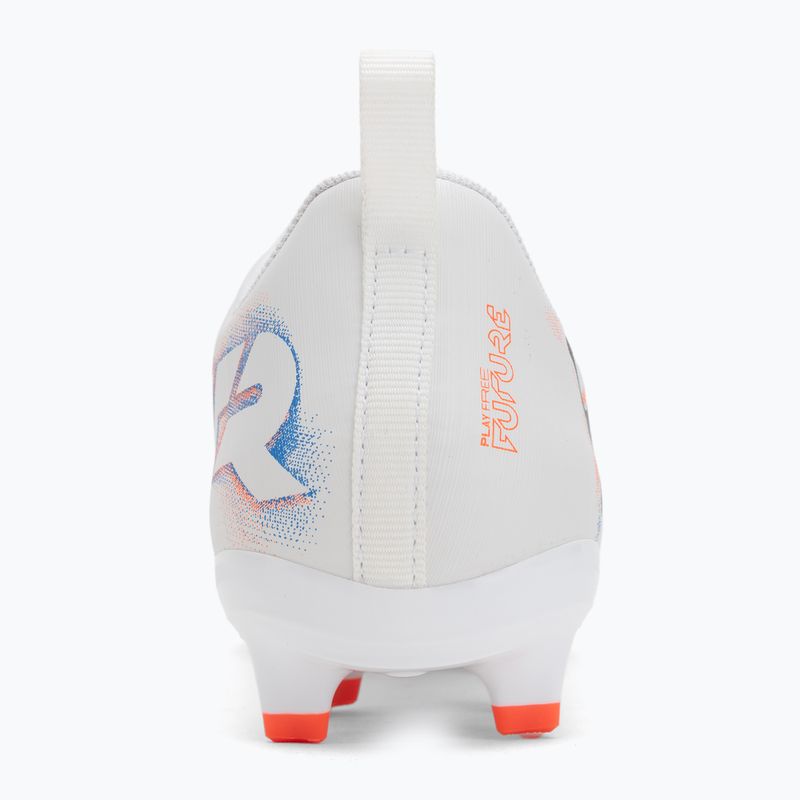 Încălțăminte de fotbal pentru copii PUMA Future 8 Play FG/AG Jr puma white/puma black/glowing red 6