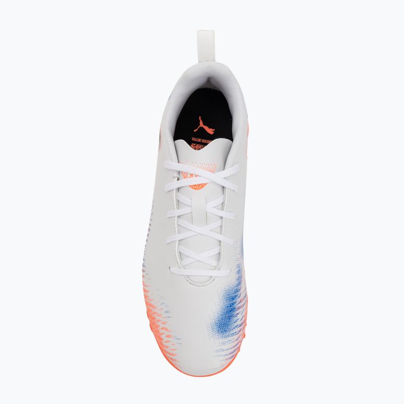 Încălțăminte de fotbal pentru copii  PUMA Future 8 Play TT + Mid puma white/puma black/glowing red 5