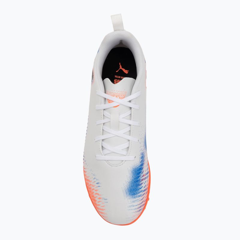 Încălțăminte de fotbal pentru copii  PUMA Future 8 Play TT Jr puma white/puma black/glowing red 5