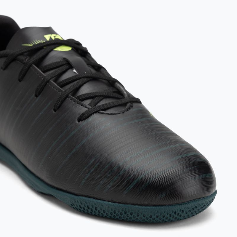 Încălțăminte de fotbal pentru copii PUMA Future 8 Play It Jr puma black/fizzy light/green terrain 7