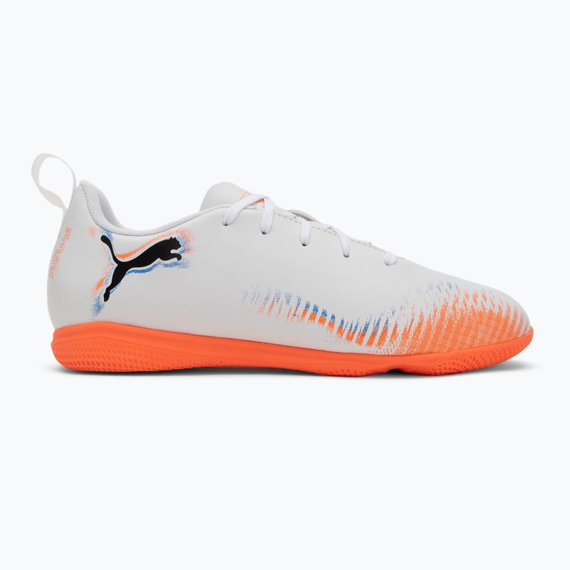 Încălțăminte de fotbal pentru copii PUMA Future 8 Play It Jr puma white/puma black/glowing red 2