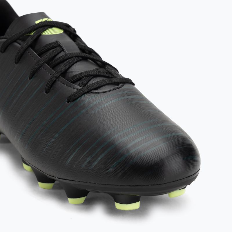 Încălțăminte de fotbal pentru copii PUMA Future 8 Play FG/AG Jr puma black/fizzy light/green terrain 7