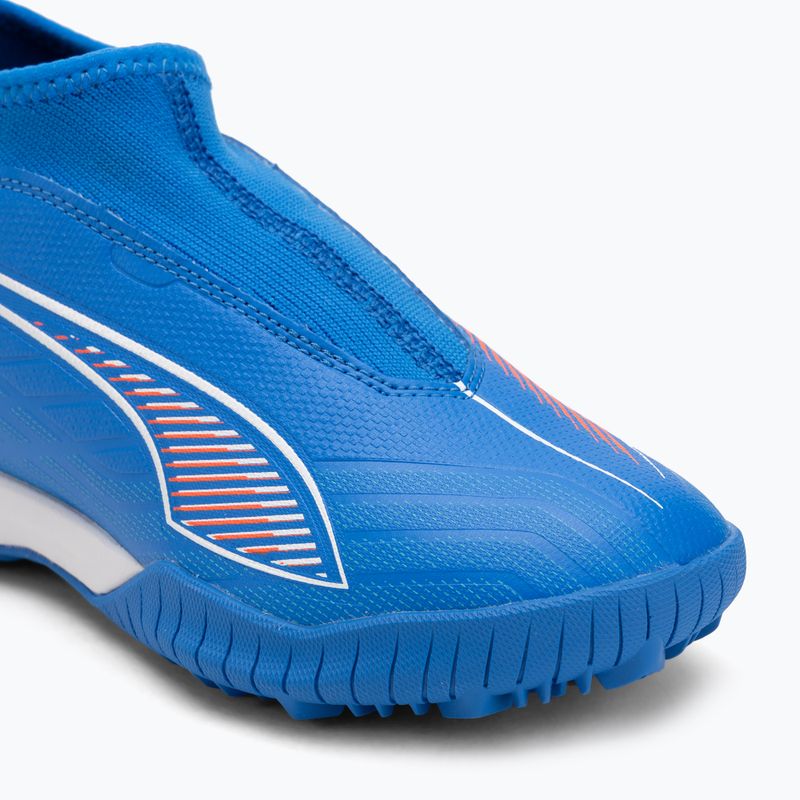 Încălțăminte de fotbal pentru copii  PUMA Ultra 6 Match+ LL TT + Mid Jr ultra blue/puma white/glowing red 7
