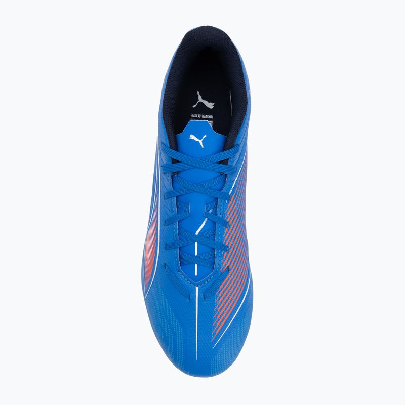 Încălțăminte de fotbal pentru bărbați PUMA Ultra 6 Play FG/AG ultra blue/puma white/glowing red 5