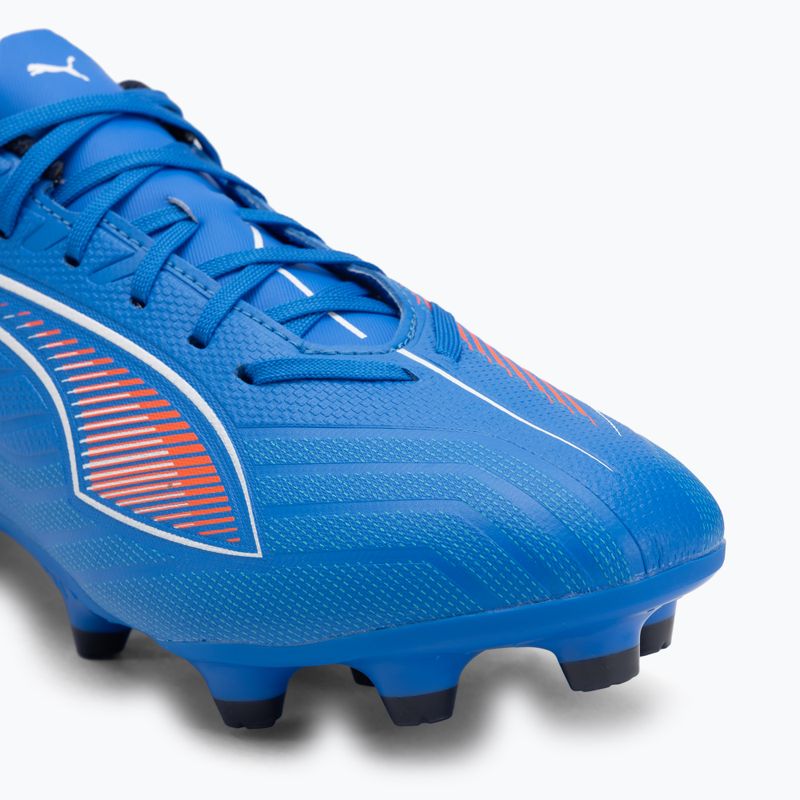 Încălțăminte de fotbal pentru bărbați PUMA Ultra 6 Play FG/AG ultra blue/puma white/glowing red 7