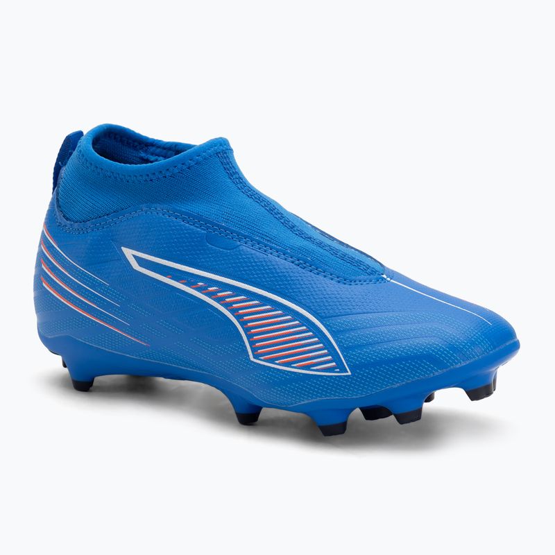 Încălțăminte de fotbal pentru copii  PUMA Ultra 6 Match+ LL FG/AG Jr ultra blue/puma white/glowing red