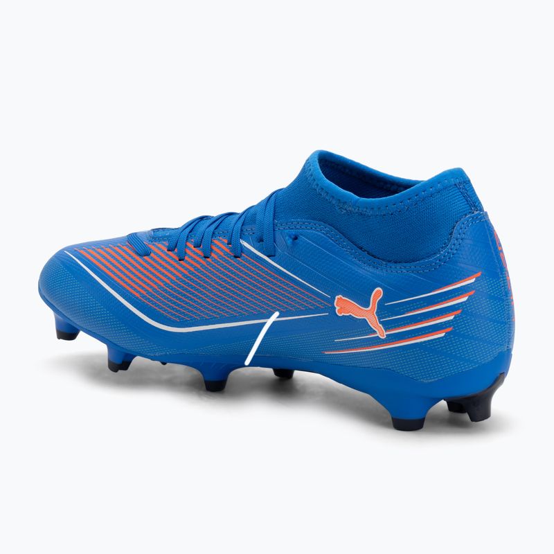 Încălțăminte de fotbal pentru bărbați PUMA Ultra 6 Play+ FG/AG ultra blue/puma white/glowing red 3