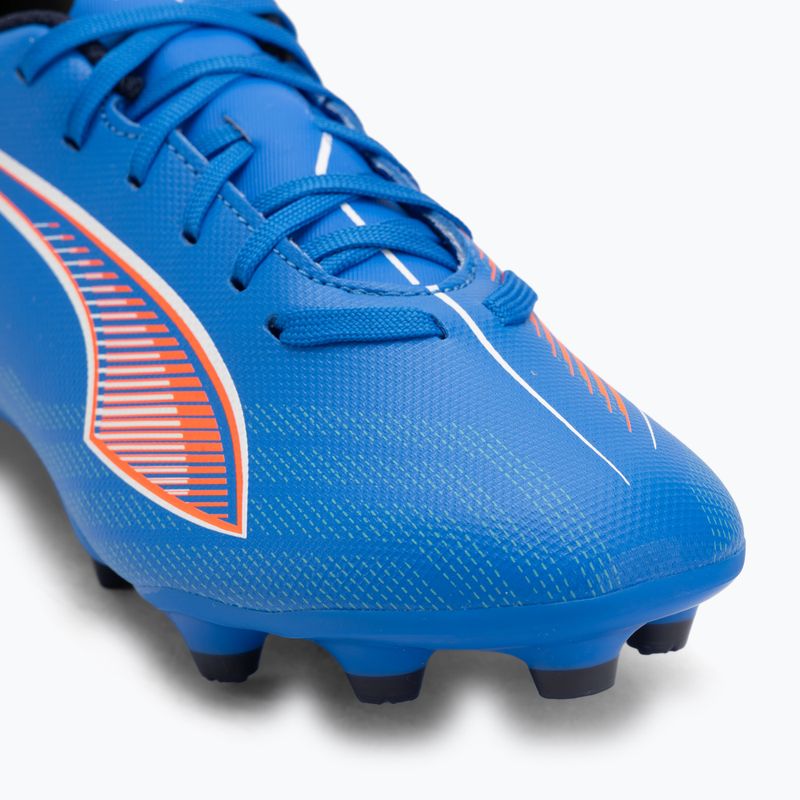 Încălțăminte de fotbal pentru copii  PUMA Ultra 6 Play FG/AG Jr ultra blue/puma white/glowing red 7