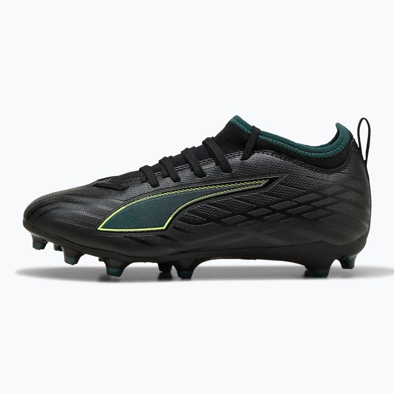 Încălțăminte de fotbal pentru copii  PUMA Ultra 6 Match FG/AG Jr puma black/fizzy light/green terrain 8
