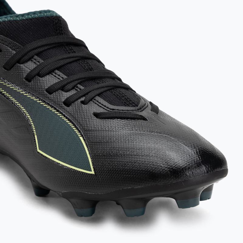 Încălțăminte de fotbal pentru copii  PUMA Ultra 6 Match FG/AG Jr puma black/fizzy light/green terrain 7