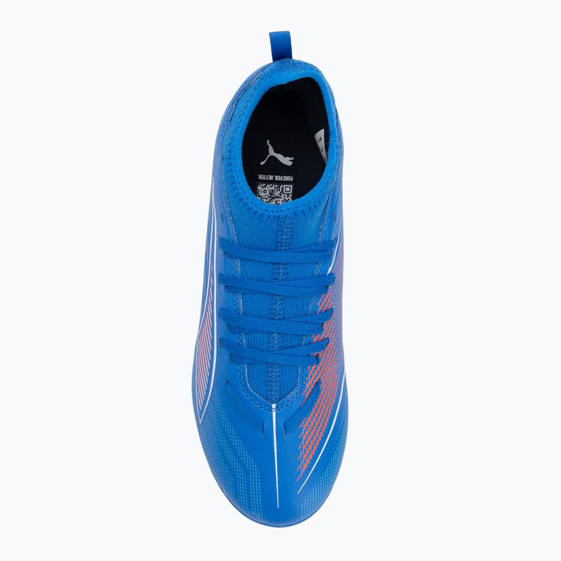 Încălțăminte de fotbal pentru copii  PUMA Ultra 6 Match FG/AG Jr ultra blue/puma white/glowing red 5