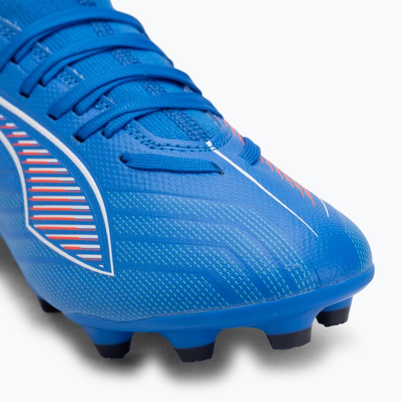 Încălțăminte de fotbal pentru copii  PUMA Ultra 6 Match FG/AG Jr ultra blue/puma white/glowing red 7