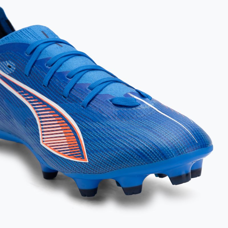 Încălțăminte de fotbal pentru bărbați PUMA Ultra 6 Match FG/AG ultra blue/puma white/glowing red 7