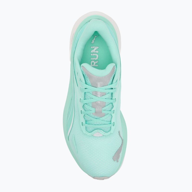 Pantofi de alergare pentru femei PUMA Electrify Nitro 4 mint melt/puma white 5
