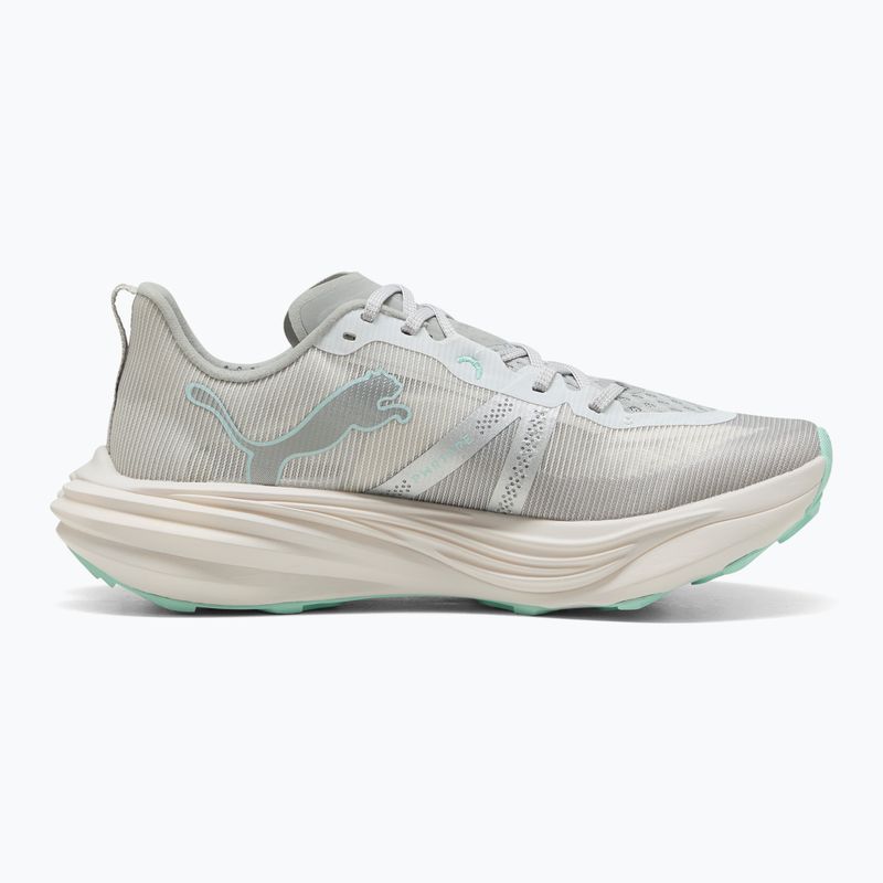 Încălțăminte de alergat pentru femei PUMA Deviate Nitro Elite Trail feather grey / mint melt 2