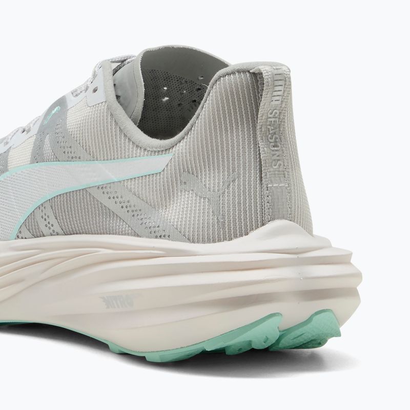 Încălțăminte de alergat pentru femei PUMA Deviate Nitro Elite Trail feather grey / mint melt 4