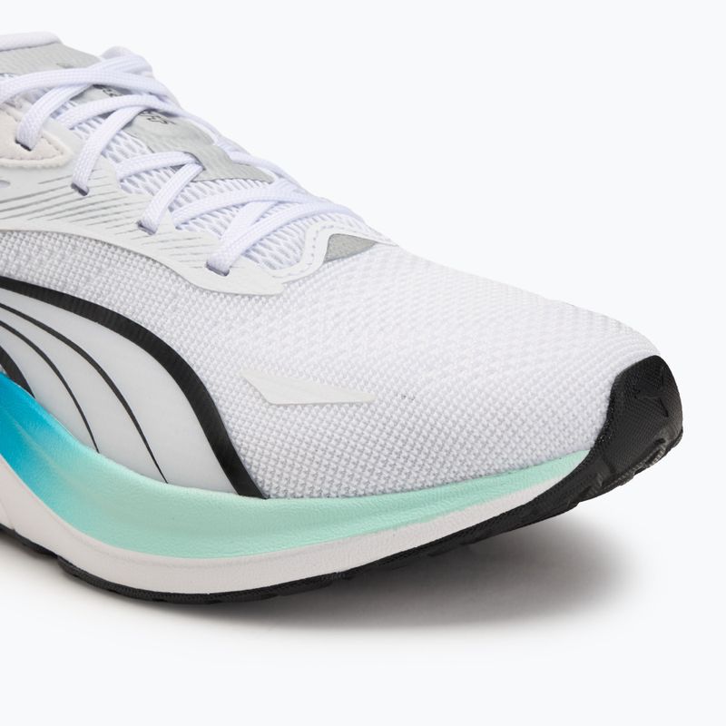 Pantofi de alergare bărbați PUMA Electrify Nitro 4 puma white/mint melt/speed blue 7