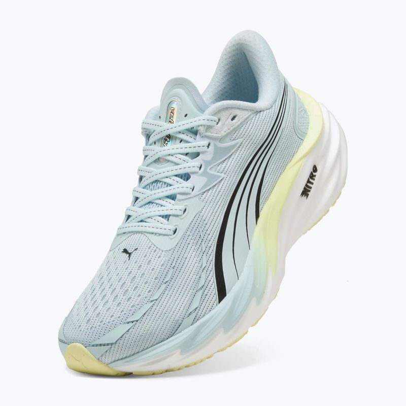 Încălțăminte de alergare pentru femei Puma Velocity Nitro 4 sea glass / gold moon 10