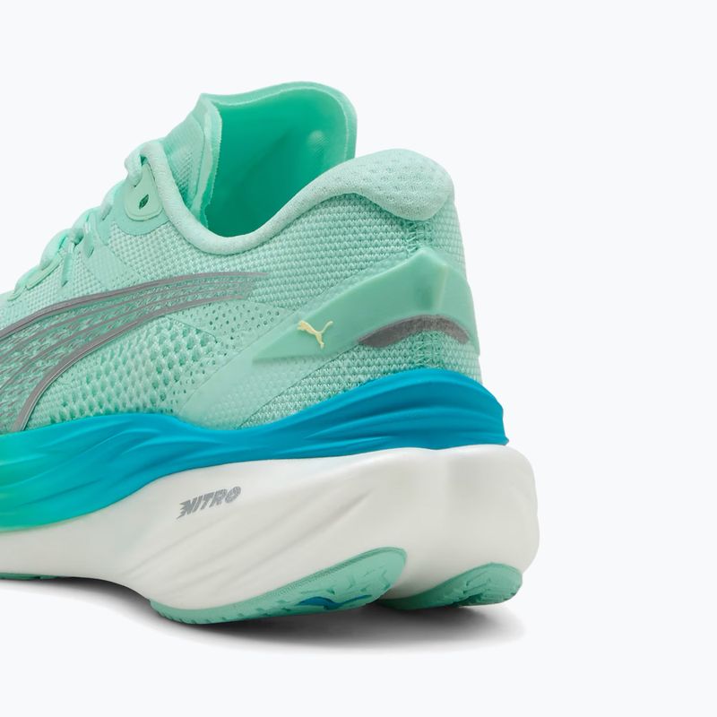 Încălțăminte de alergare pentru femei PUMA Deviate Nitro 3 mint melt/speed blue 6