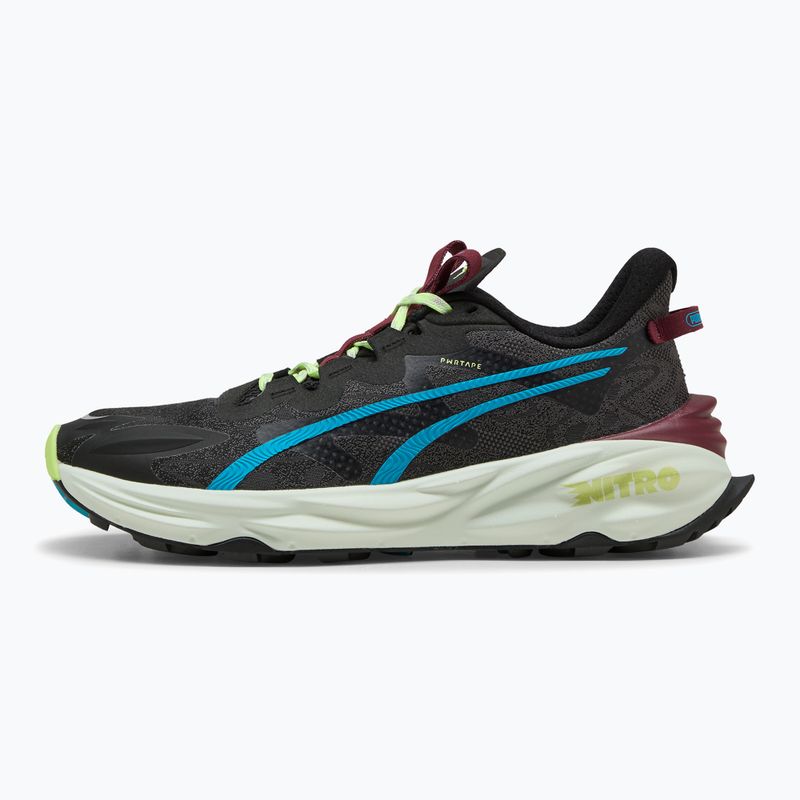 Încălțăminte de alergare pentru bărbați PUMA Fast-Trac Nitro 3 puma black/sage frost/ruby shimmer