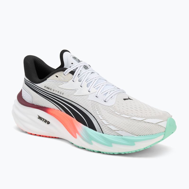 Încălțăminte de alergare pentru bărbați PUMA Velocity Nitro 4 Hyrox puma white / mint