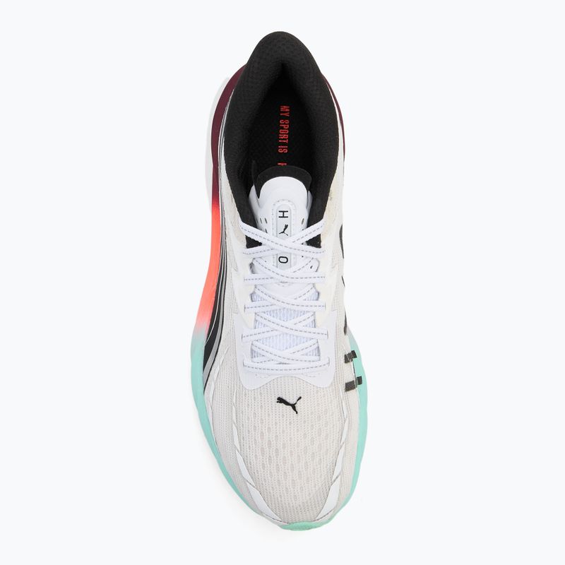 Încălțăminte de alergare pentru bărbați PUMA Velocity Nitro 4 Hyrox puma white / mint 5
