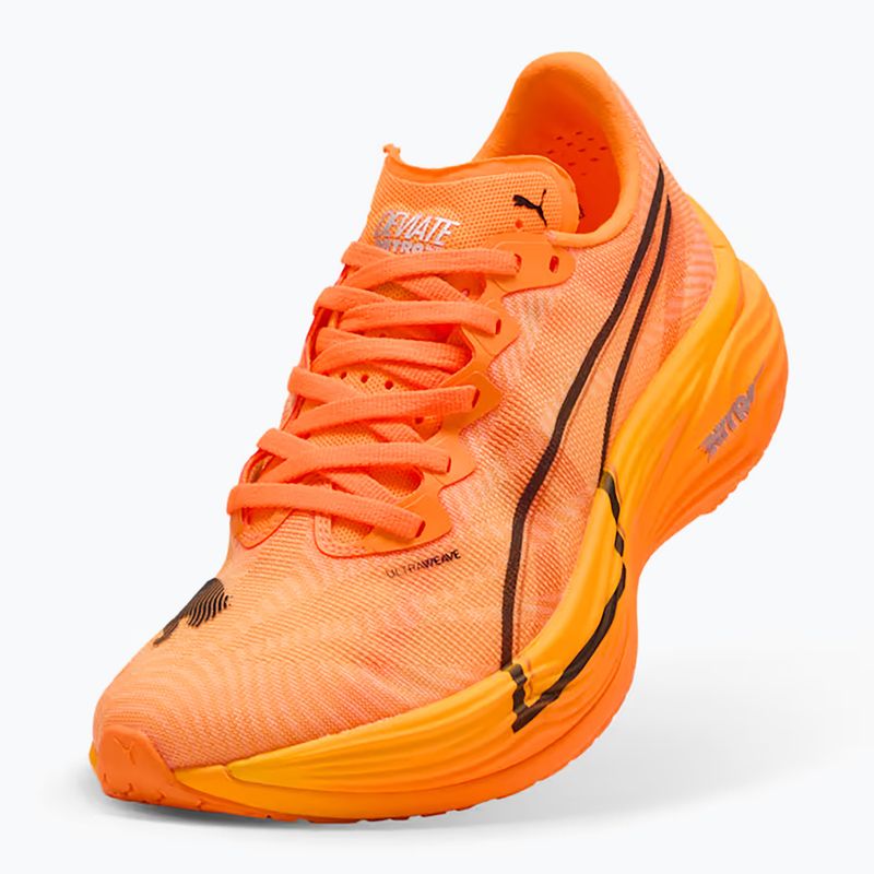 Încălțăminte de alergare pentru femei PUMA Deviate Nitro Elite 3 heat fire/puma black 8