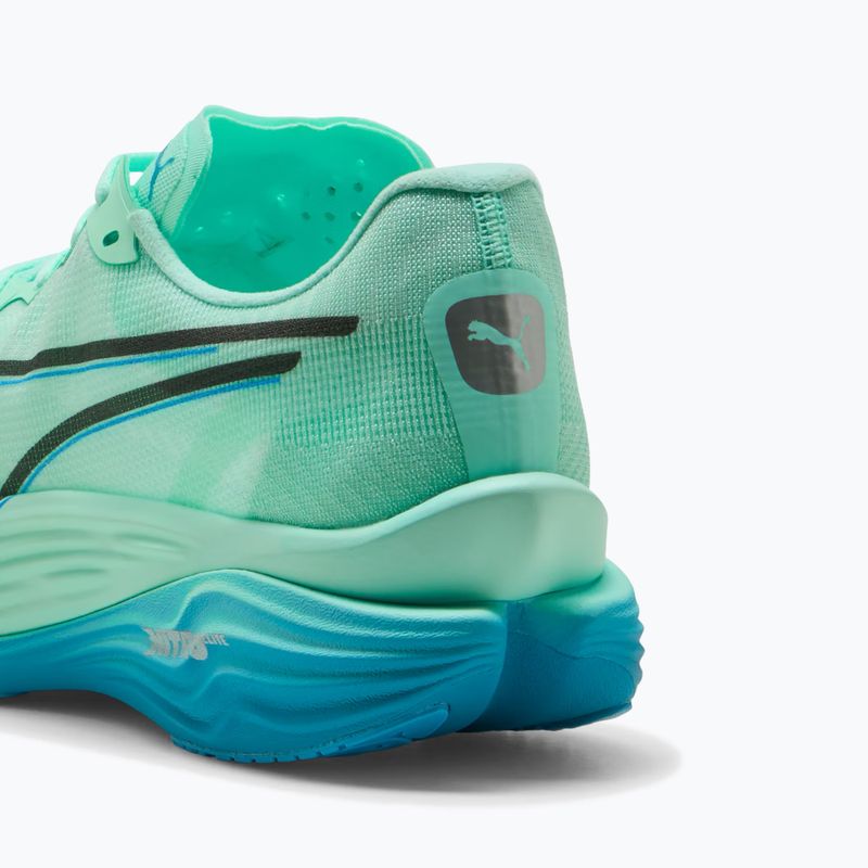 Pantofi de alergare bărbați PUMA Deviate Nitro Elite 3 mint melt/speed blue 13