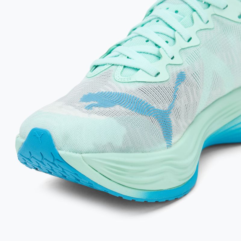 Pantofi de alergare bărbați PUMA Deviate Nitro Elite 3 mint melt/speed blue 7