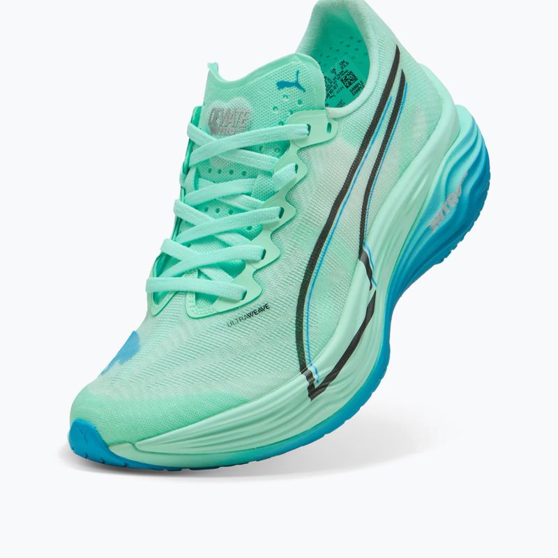 Pantofi de alergare damă PUMA Deviate Nitro Elite 3 mint melt/speed blue 3